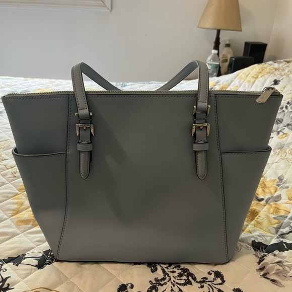 Michael Kors Jet Set Tote-Pale Blue - Picture 2 of 5